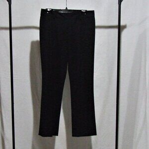 Della Spiga Italy trousers vintage black pants pleated straight 1990s office